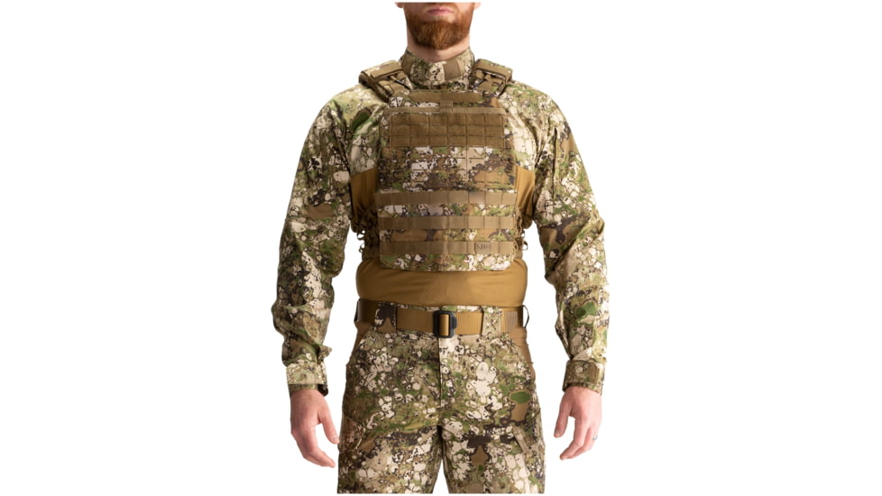 5.11 Tactical Geo7 Tactec Plate Carrier, Terrain, One Size, 56100G7-865-1 SZ