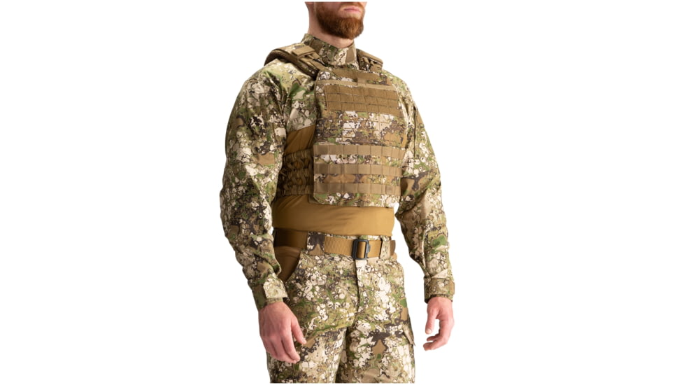 5.11 Tactical Geo7 Tactec Plate Carrier, Terrain, One Size, 56100G7-865-1 SZ