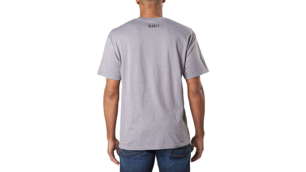 5.11 Tactical George Tactical Tee, Grey Heather, M 41191DZ-097-M