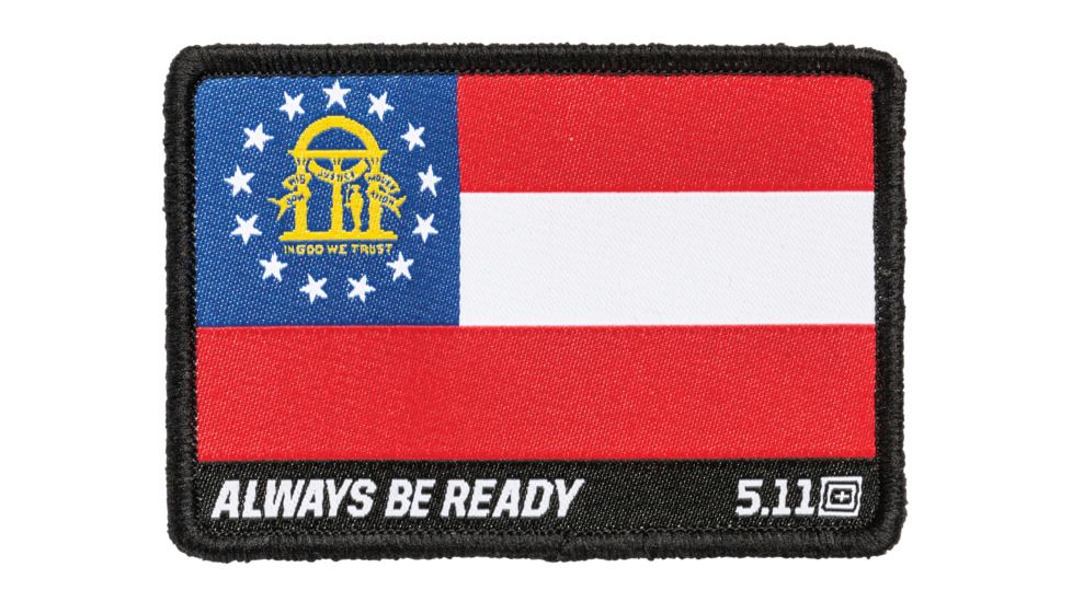 5.11 Tactical Georgia State Flag Patch - Unisex, Multi, 1 SZ, 81237-999-1 SZ
