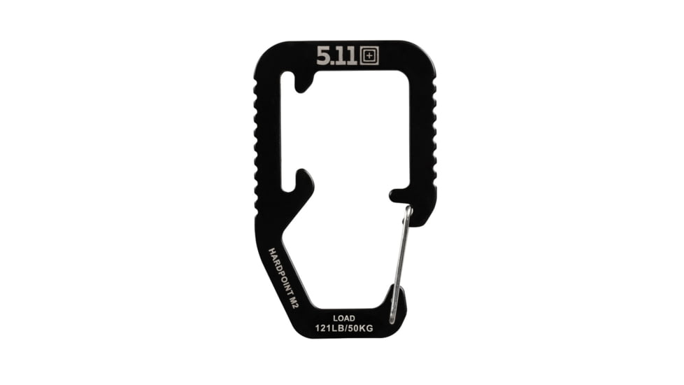 5.11 Tactical Hardpoint M2 Carabiner, Black, One Size, 56595-019-1 SZ
