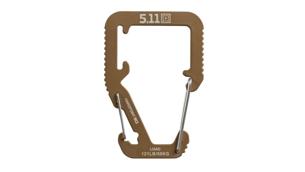 5.11 Tactical Hardpoint M3 Carabiner, Kangaroo, One Size, 56596-134-1 SZ