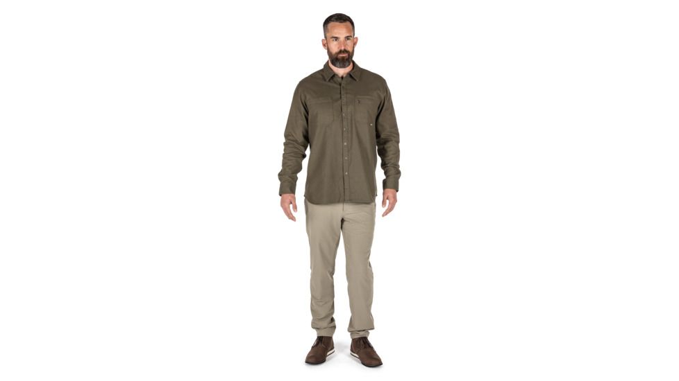 5.11 Tactical Hawthorn Long Sleeve Shirt - Mens, Ranger Green, Small, 72513-186-S