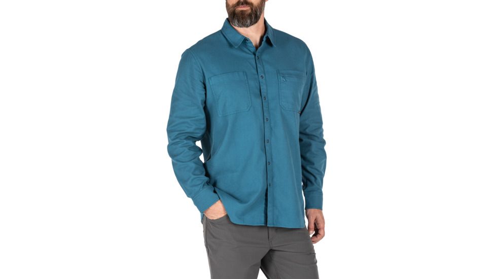 5.11 Tactical Hawthorn Long Sleeve Shirt - Mens, Tidal, 2XL, 72513-631-2XL