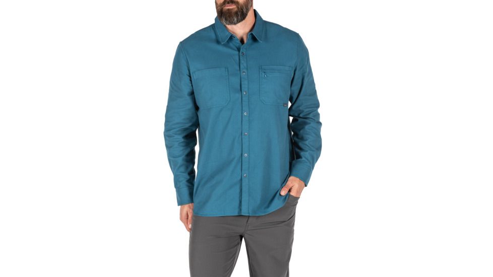 5.11 Tactical Hawthorn Long Sleeve Shirt - Mens, Tidal, 2XL, 72513-631-2XL