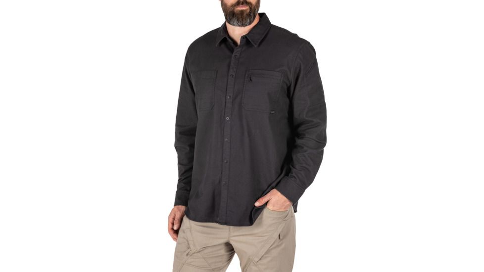 5.11 Tactical Hawthorn Long Sleeve Shirt - Mens, Volcanic, Large, 72513-098-L