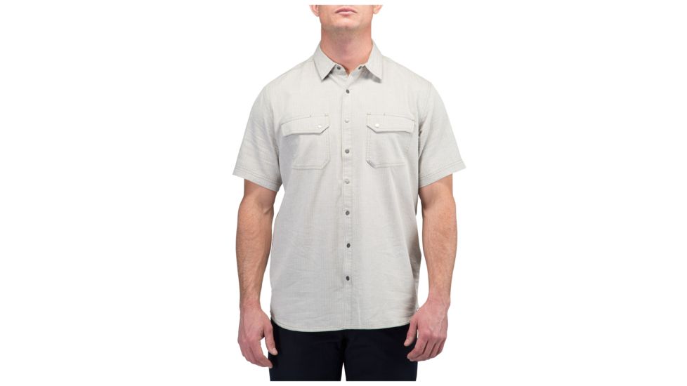 5.11 Tactical Herringbone Short Sleeve Shirt - Men's, Python Herringbone, Small, Regular, 71375-262-S