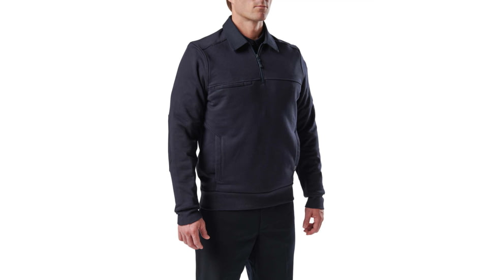 5.11 Tactical Job Shirt w/Canvas 2.0 - Mens, Fire Navy, Regular, Large, 72535-720-L-R