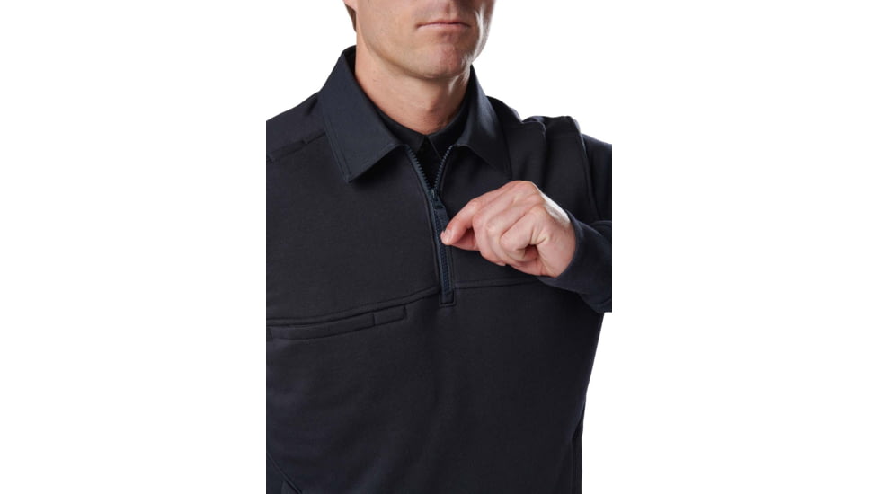 5.11 Tactical Job Shirt w/Canvas 2.0 - Mens, Fire Navy, Regular, Large, 72535-720-L-R