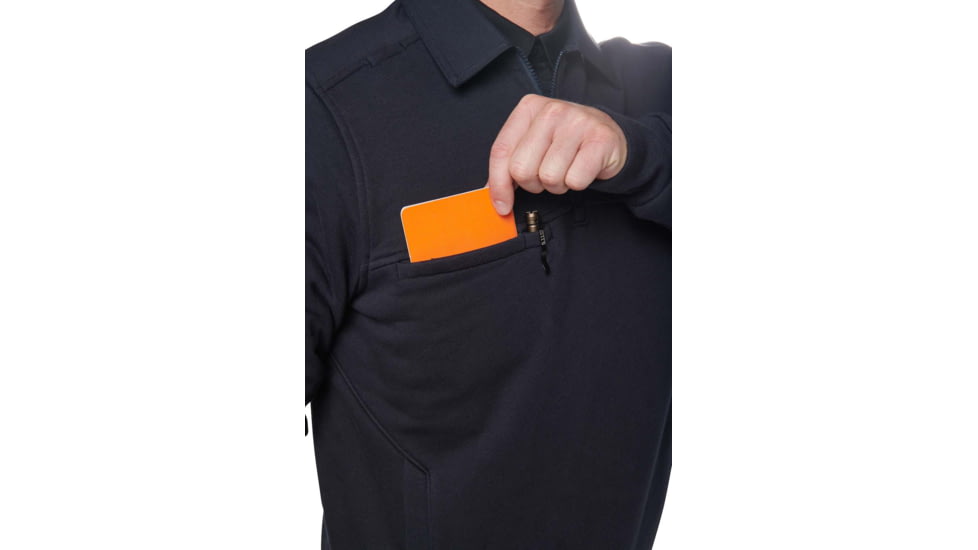 5.11 Tactical Job Shirt w/Canvas 2.0 - Mens, Fire Navy, Regular, Large, 72535-720-L-R