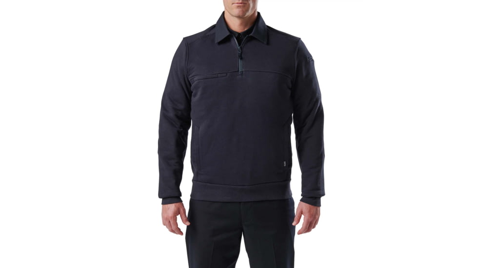 5.11 Tactical Job Shirt w/Canvas 2.0 - Mens, Fire Navy, Regular, Large, 72535-720-L-R