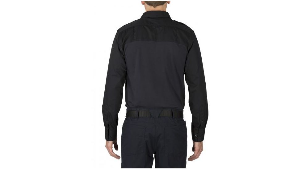 5.11 Tactical Taclite PDU Rapid Long Sleeve Shirt - Men's, Medium, Short, Midnight Navy, 72093-750-M-S