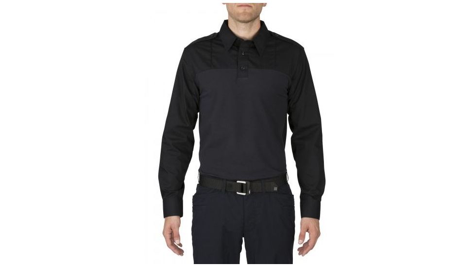 5.11 Tactical Taclite PDU Rapid Long Sleeve Shirt - Men's, 5XL, Short, Midnight Navy, 72093-750-5XL-S
