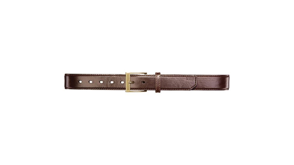 5.11 Tactical 1.5in Leather Casual Belt, Plain - Men's, Classic Brwn, L, 59501-109-L