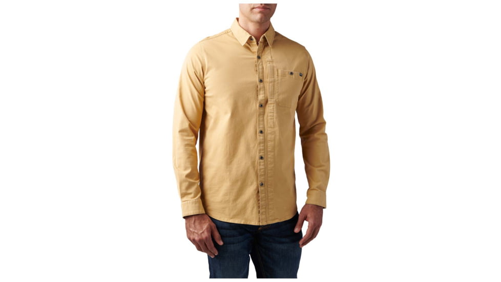 5.11 Tactical Legend L/S Shirt - Mens, Granola, XS, 72522-596-XS