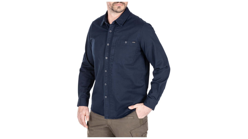 5.11 Tactical Legend Long Sleeve Shirt - Men's, Peacoat, Medium, 72522-787-M