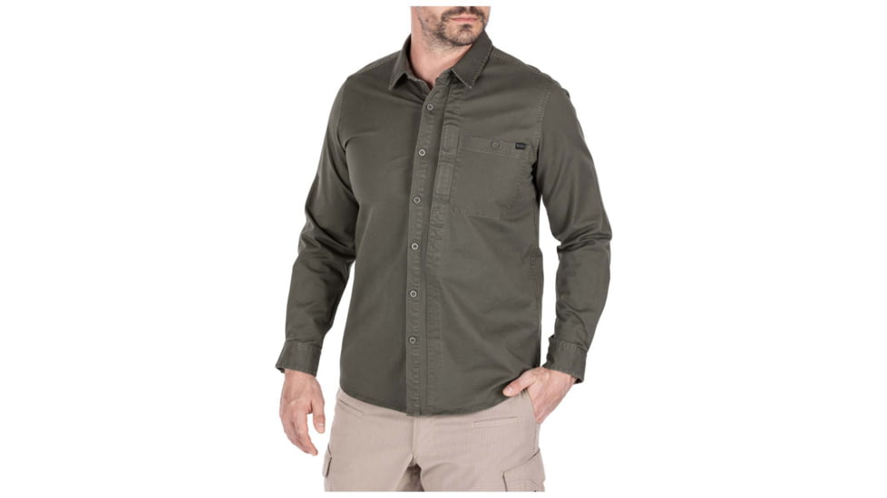 5.11 Tactical Legend Long Sleeve Shirt - Men's, Ranger Green, Extra Small, 72522-186-XS