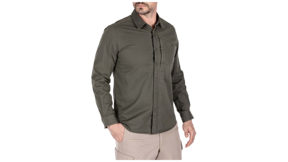 5.11 Tactical Legend Long Sleeve Shirt - Men's, Ranger Green, Extra Small, 72522-186-XS