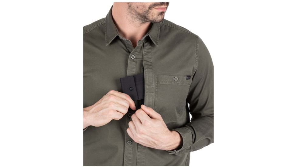5.11 Tactical Legend Long Sleeve Shirt - Men's, Ranger Green, Extra Small, 72522-186-XS