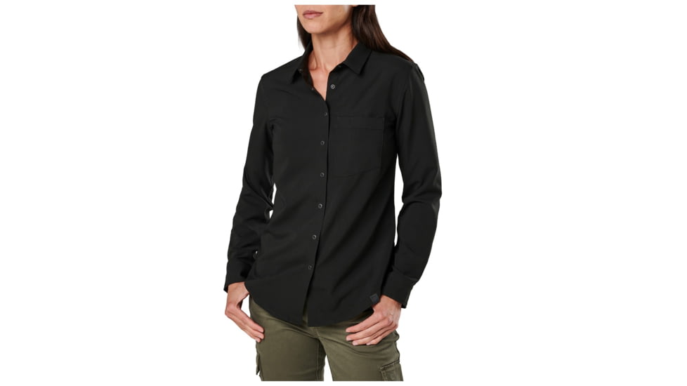 5.11 Tactical Liberty Flex LS Shirt - Women's, Black, XL, 62053-019-XL