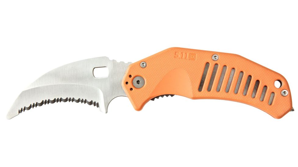5.11 Tactical Lmc Curved Rescu Blade, ORANGE, 1 SZ 51086C4611SZ