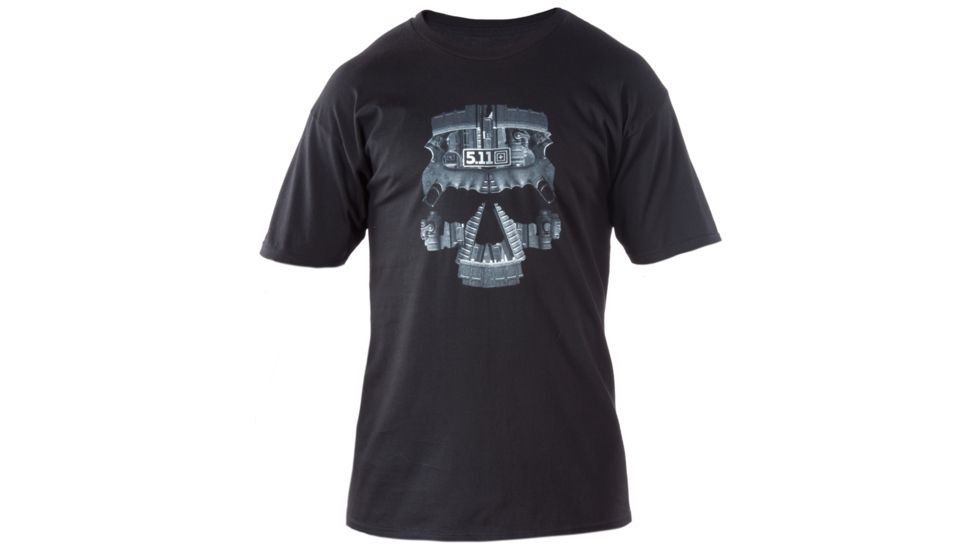 5.11 Tactical Logo T S/S Ar Skull, BLACK, S 41006DK019S