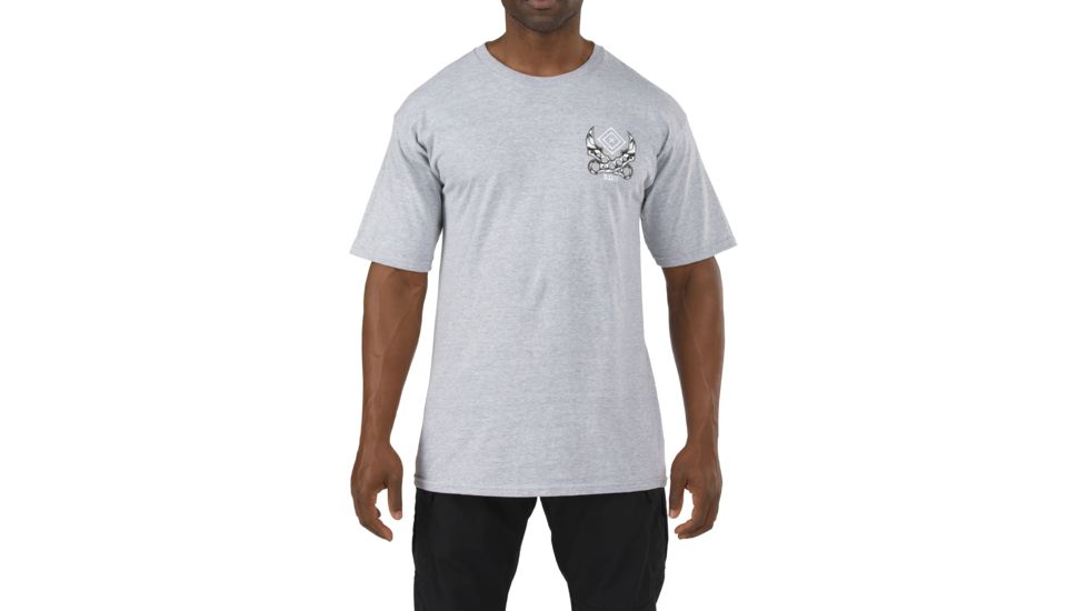 5.11 Tactical Logo T S/S Tarani, HEATHER GREY, M 41006DF016M