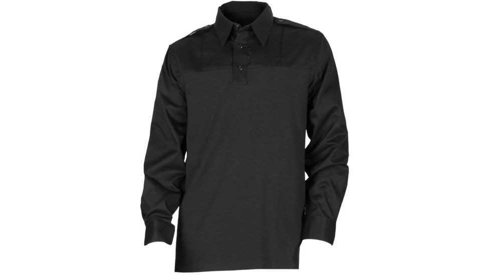 5.11 Tactical Rapid PDU L/S Shirt - Mens, Black, 2XLT, 72197-019-2XL-T