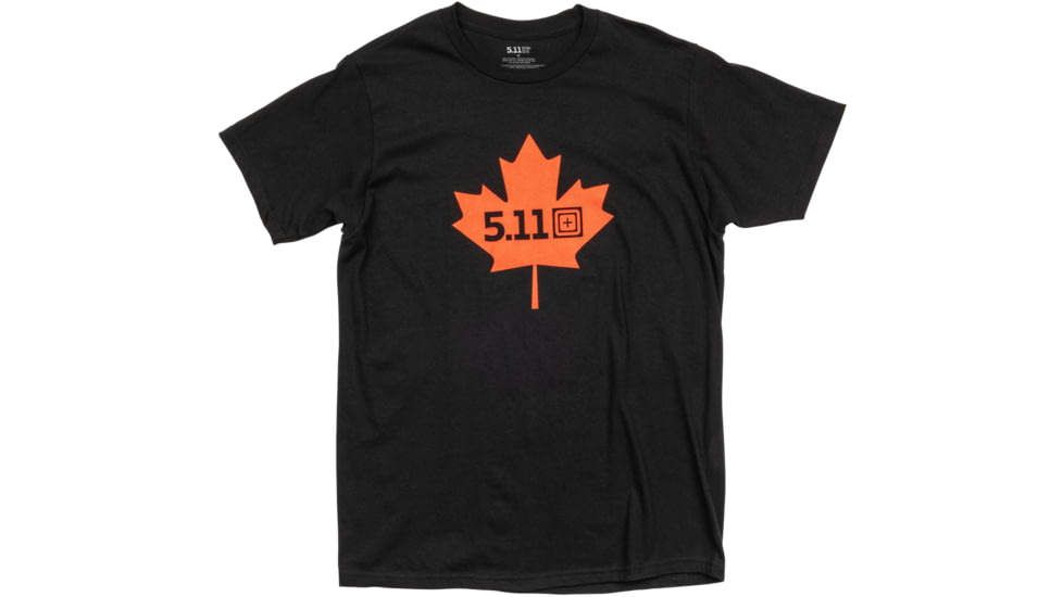 5.11 Tactical Maple Leaf Legacy S/S Tee - Men's, Black, S, 41195ZY-019-S