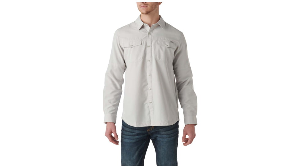 5.11 Tactical Marksman Long Sleeve Shirt - Men's, Cinder, 2XL, 72521-089-2XL