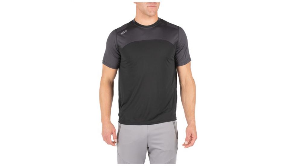 5.11 Tactical Max Effort Short Sleeve Top - Mens, Black, Extra Large 82113-019-XL