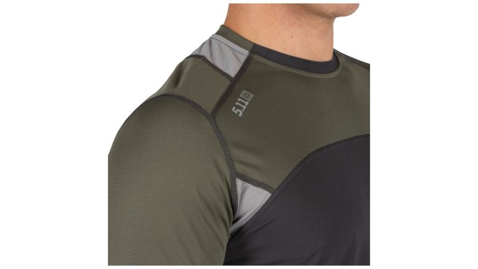 5.11 Tactical Max Effort Short Sleeve Top - Mens, Ranger Green, Medium 82113-186-M