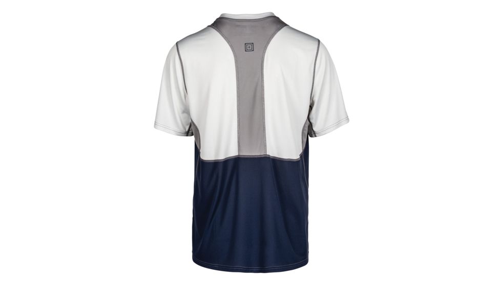5.11 Tactical Max Effort Short Sleeve Top - Mens, Pacific Navy, Extra Small, 82113-721-XS