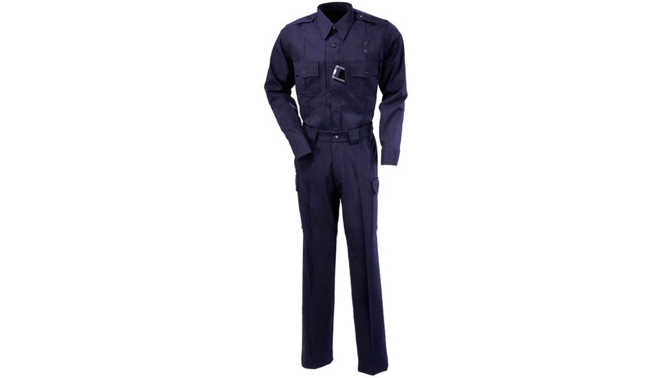 5.11 Tactical Mens A Class Shirt, Long Sleeve, Poly-Rayon - Dark Navy - 5XL-S 42153-724-5XL-S