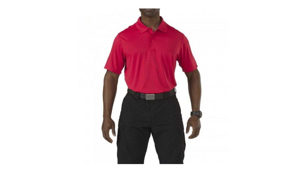 5.11 Tactical Corporate Pinnacle Polo - Men's, Range Red, 5XL, 71057-477-5XL