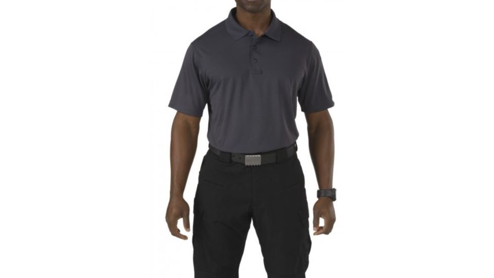 5.11 Tactical Corporate Pinnacle Polo - Men's, Charcoal, XS, 71057-018-XS