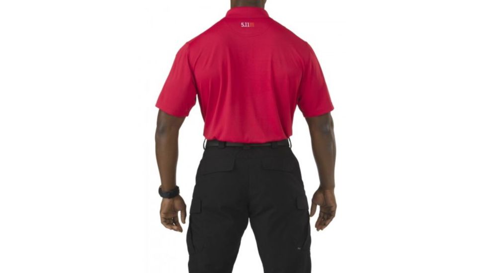 5.11 Tactical Corporate Pinnacle Polo - Men's, Range Red, 2XL, 71057-477-2XL