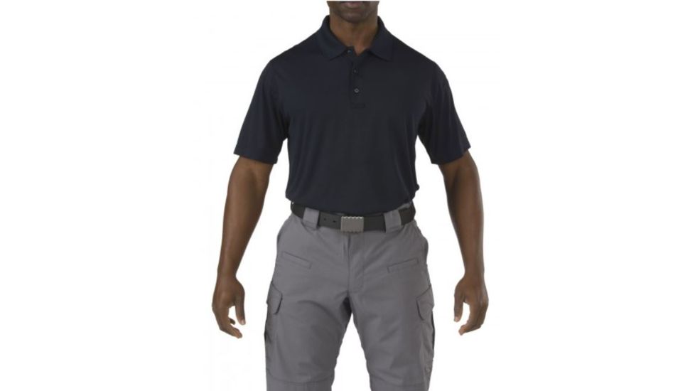 5.11 Tactical Corporate Pinnacle Polo - Men's, Dark Navy, XS, 71057-724-XS