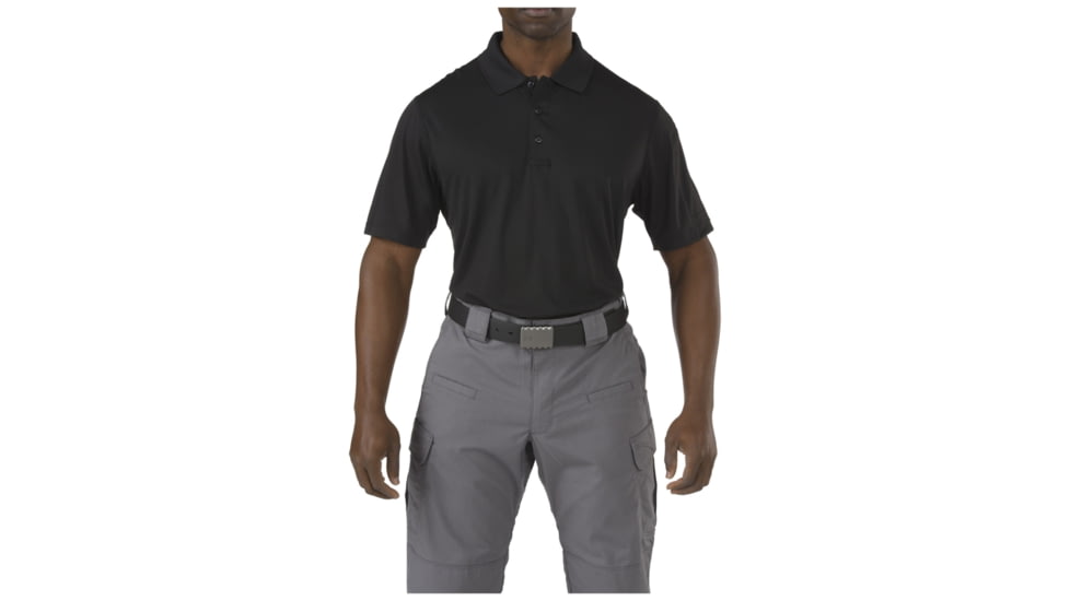 5.11 Tactical Corporate Pinnacle Polo - Men's, Black, XL, 71057-019-XL