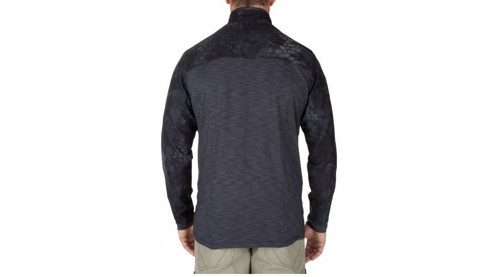 5.11 Tactical Mens Rapid Half Zip Pullover, Charcoal, S 72444-018-S