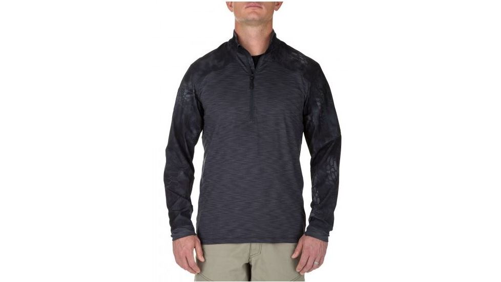5.11 Tactical Men's Rapid Half Zip Pullover, Charcoal, 2XL 72444-018-2XL