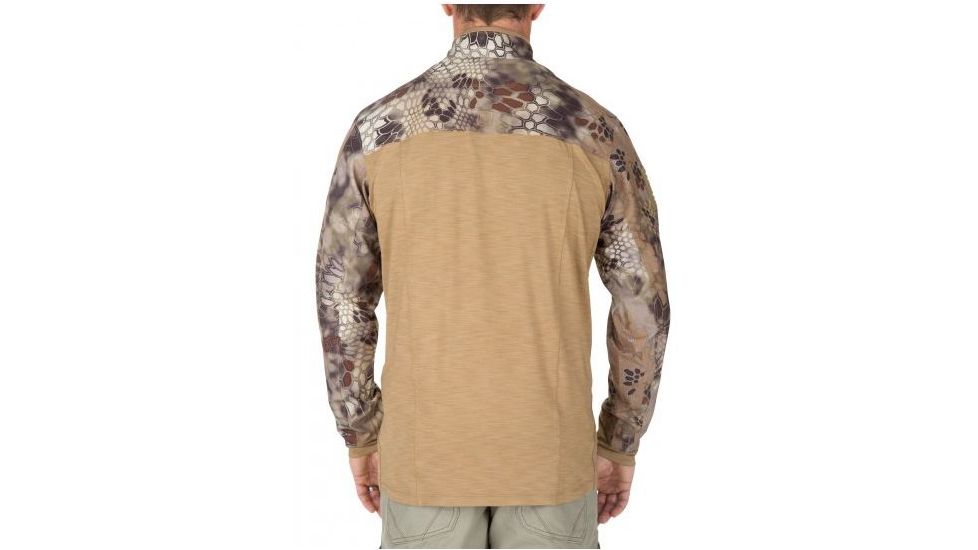 5.11 Tactical Mens Rapid Half Zip Pullover, Coyote, L 72444-120-L