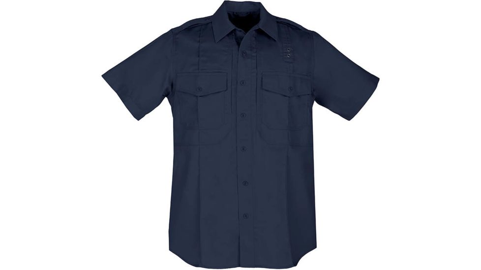 5.11 Tactical Taclite PDU Short Sleeve Class B Shirt - Men's, Midnight Navy, 2XLR, 71168-750-2XL-R