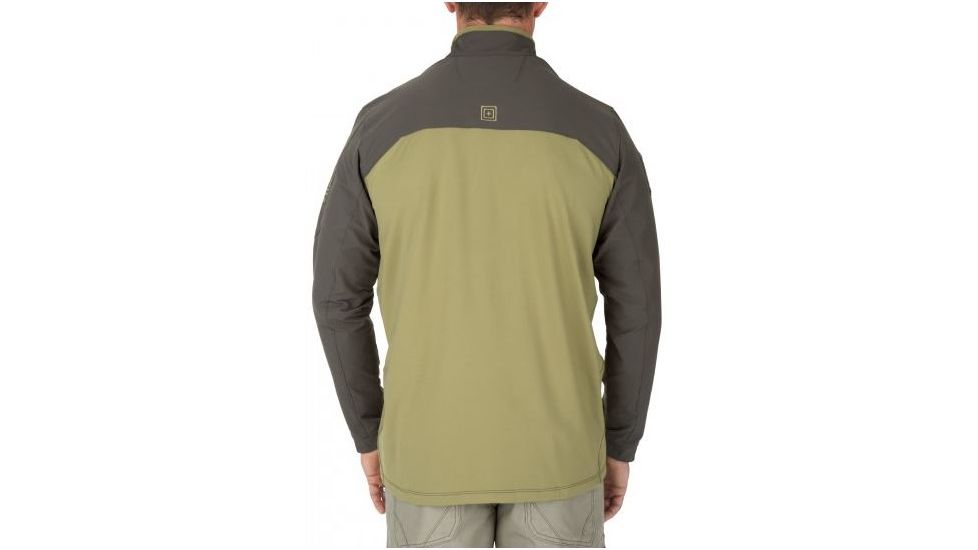 5.11 Tactical Mens Thunderbolt Half Zip Pullover, Underbrush, XL 72443-836-XL