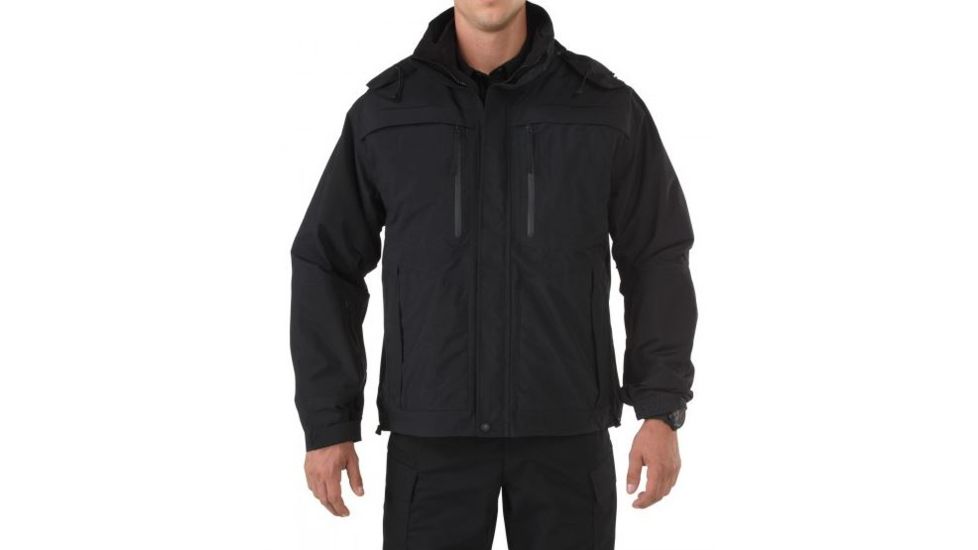 5.11 Tactical Valiant Duty Jacket - Mens, Black, 3XLT, 48153TABR-019-3XL-T