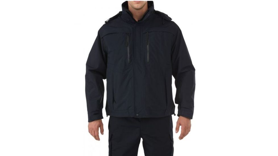 5.11 Tactical Valiant Duty Jacket - Mens, Dark Navy, XLT, 48153T-724-XL-T
