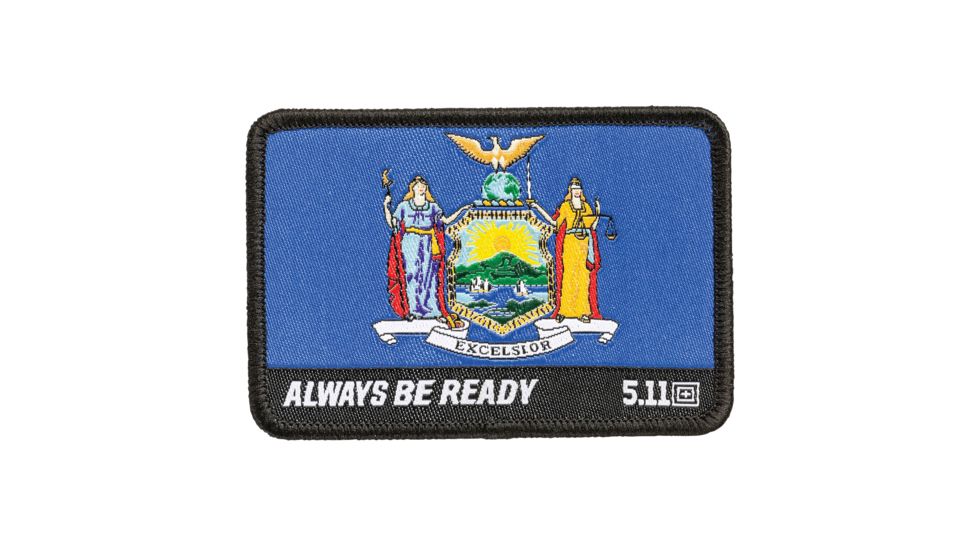 5.11 Tactical New York State Flag Patch, Multi, 1 SZ, 81234-999-1 SZ