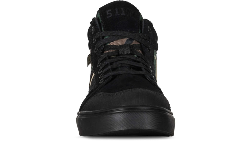 5.11 Tactical Norris Sneaker - Mens, Black/Woodland Camo, 10, 12411-933-10-R
