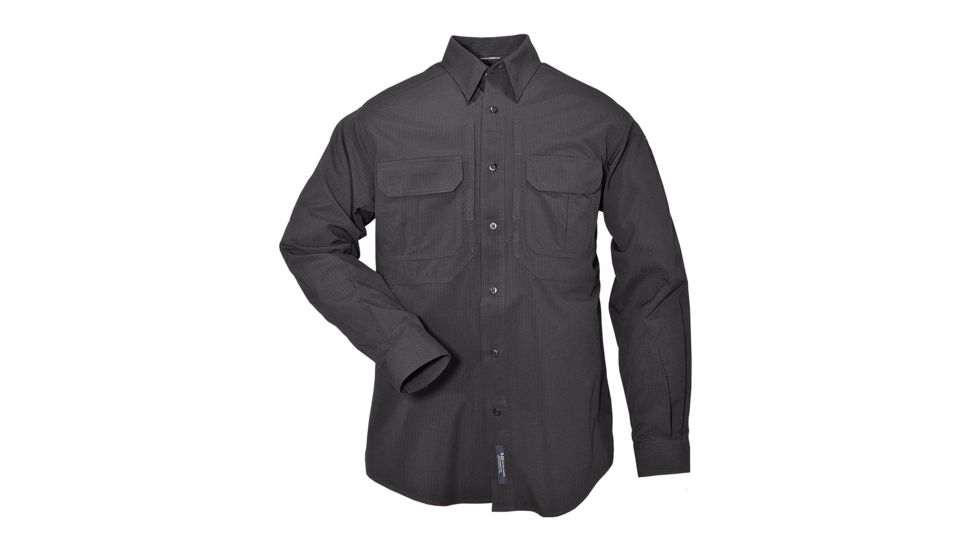 5.11 Tactical Nylon Tactical Long Sleeve Shirt - Black - XL 72158-019-XL