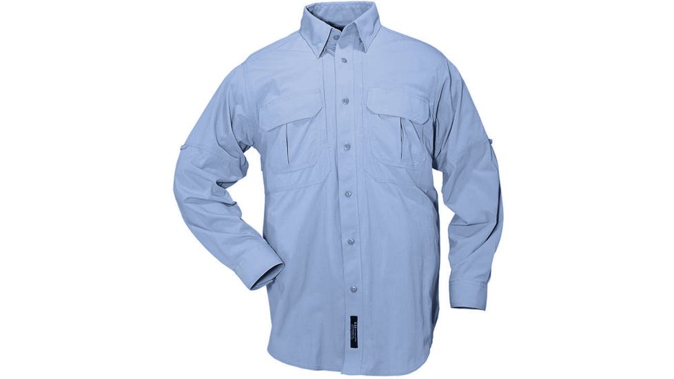 5.11 Tactical Nylon Tactical Long Sleeve Shirt - Navy - XS 72158-728-XS